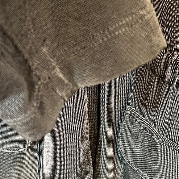 Chicos Liquid Knit Jacket XL Green Resort Military Neutral Minimalist Old Money - Picture 9 of 13